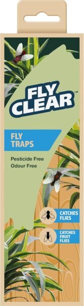 71wRYuf7VdL._AC_SL1500_ Fly Clear Fly Trap – 4 Pack Indoor & Outdoor Fly Control