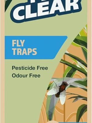 71wRYuf7VdL._AC_SL1500_ Fly Clear Fly Trap – 4 Pack Indoor & Outdoor Fly Control