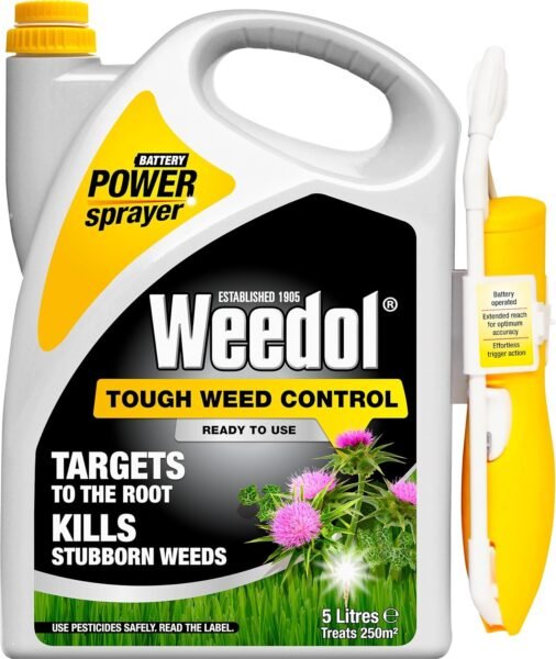 8151-jFdihL._AC_SL1500_ Weedol Tough Weed Control Ready to Use Weedkiller Power Sprayer – 5L