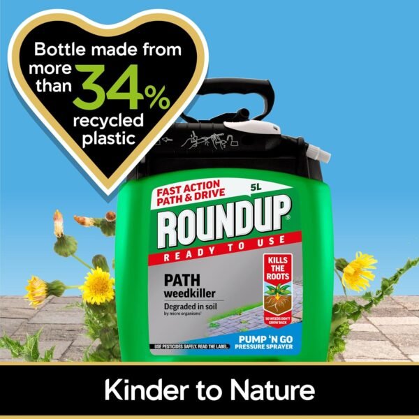 81WEs45qizL._AC_SL1500_ Roundup Fast Action Path & Drive Ready to Use Weedkiller – 5L