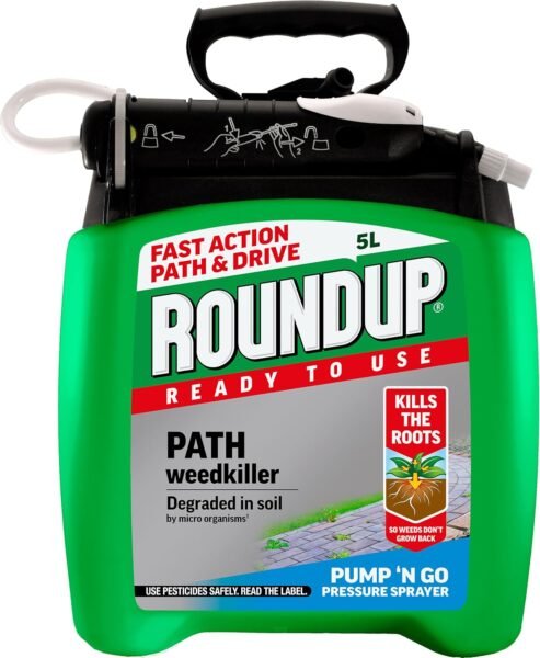 81WQ7sPKTmL._AC_SL1500_ Roundup Fast Action Path & Drive Ready to Use Weedkiller – 5L