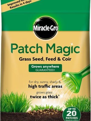 81dkc4YJURL._AC_SL1500_ Miracle-Gro Patch Magic - Grass Seed, Feed & Coir – 1.5kg Bag