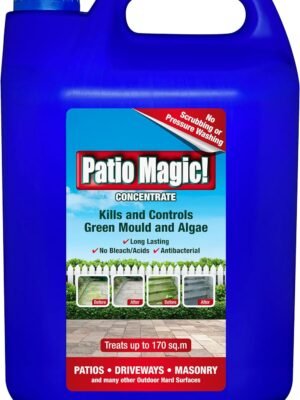 81hbo-ogkdL._AC_SL1500_ Patio Magic Concentrate Weedkiller for Patios, Driveways, Paths & Gravel (350 m² Coverage) – 5 L