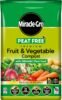 Miracle-Gro Organic Fruit & Veg Peat-Free Compost – 40L Natural Growing Mix for Healthy, Tasty Crops
