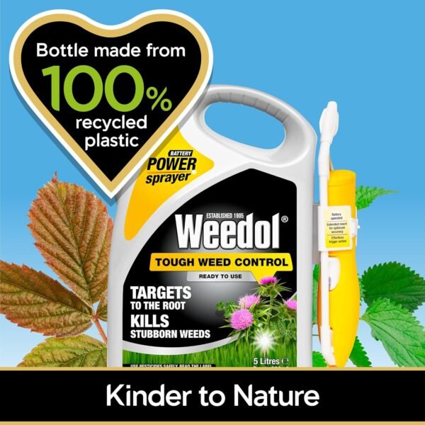 81pFOKvf4ZL._AC_SL1500_ Weedol Tough Weed Control Ready to Use Weedkiller Power Sprayer – 5L