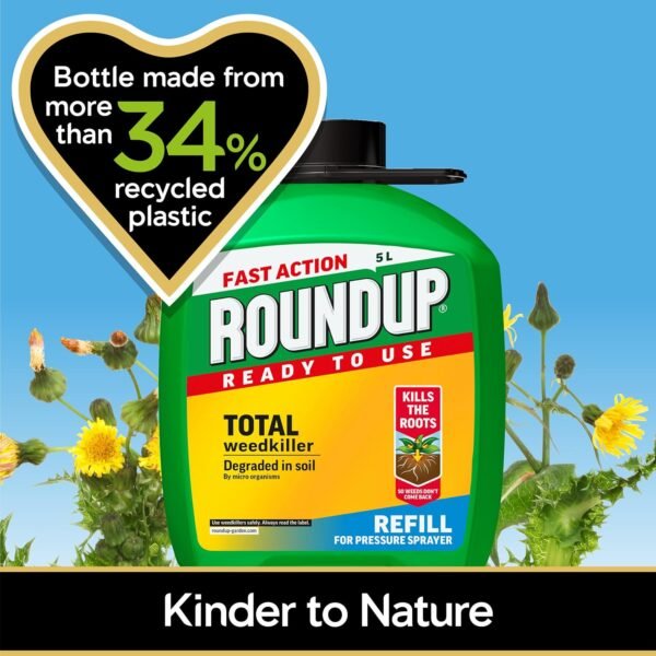 81xpfbVqUGL._AC_SL1500_ Roundup Fast Action Ready to Use Weedkiller – 5L Refill