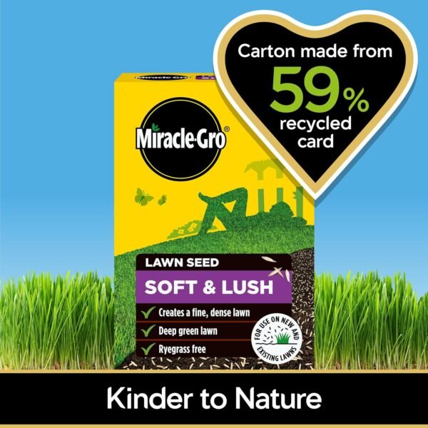 Miracle-Gro Lawn Seed Soft & Lush – 28m² (840g)