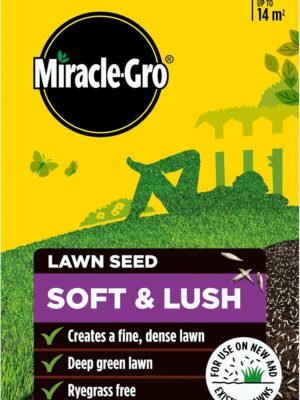 91br37+XlIL._AC_SL1500_ Miracle-Gro Lawn Seed Soft & Lush – 14m² (420g)