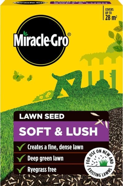 Miracle-Gro Lawn Seed Soft & Lush – 28m² (840g)
