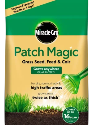 UK_119403_MG_PS.png Miracle-Gro Patch Magic - Grass Seed, Feed & Coir – 3.6kg Bag (48 Patches)