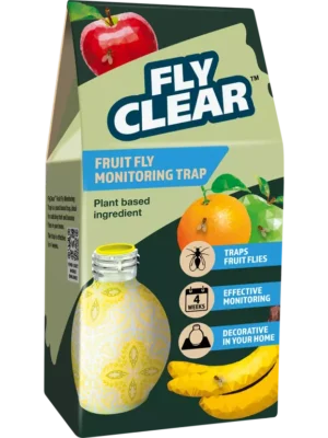 flyclear-fruit-fly-trap-121373.png Fly Clear Fruit Fly Monitoring Trap – 10 ml for Indoor & Outdoor Fruit Fly Control
