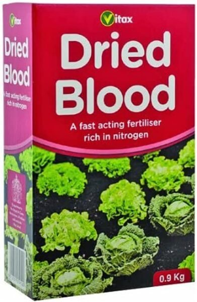 61CW4jq43jS._AC_SL1000_ Dried Blood Fertiliser – 0.9kg | Fast-Acting Organic Nitrogen Feed for Strong Leaf & Shoot Growth