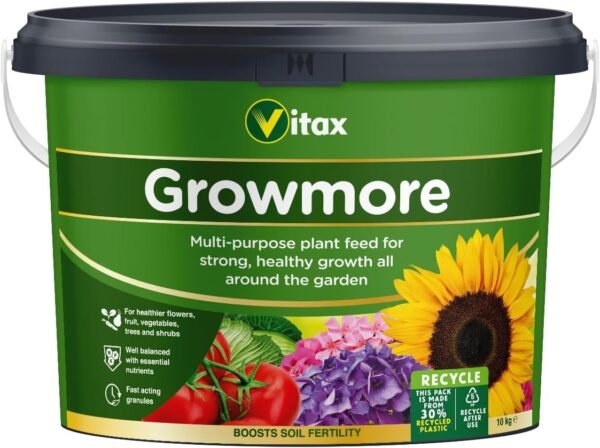 61+FMayZUhL._AC_SL1241_ Growmore General Purpose Fertiliser – 10kg Tub Balanced NPK Feed for Strong All-Round Plant Growth