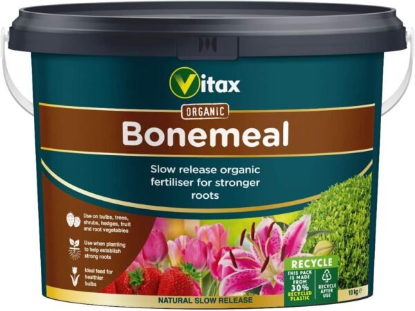 718xu52zYqL._AC_SL1241_ Vitax Bonemeal Organic Fertiliser – 10kg Tub | Slow-Release Feed for Healthy Root Development | Ideal for All Plants, Vegetables & Fruit Trees