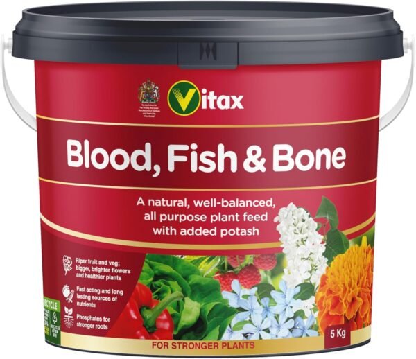 71qQA2bPWmL._AC_SL1500_ Blood, Fish & Bone Fertiliser – 5kg Tub | Organic, Slow-Release Feed for Strong Root & Plant Growth