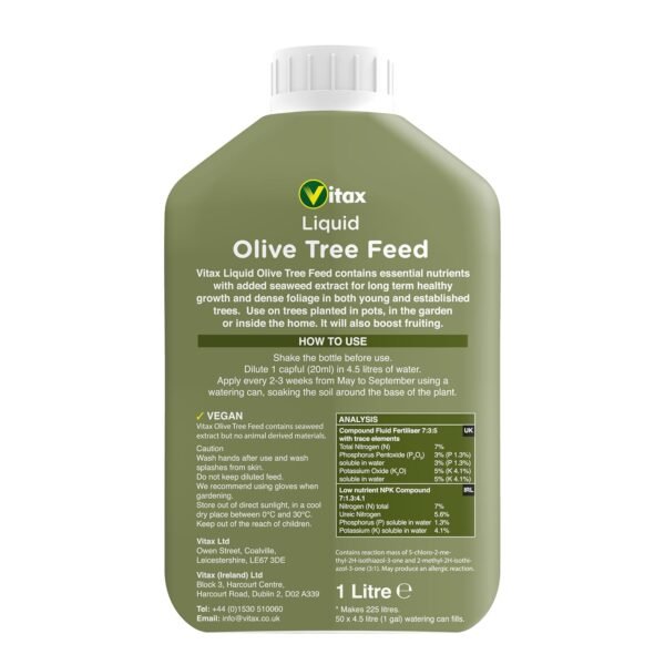 71uHh30tJxL._SL1500_ Olive Tree Feed – 1L | Boosts Growth & Strength in Olive Trees of Any Age or Size