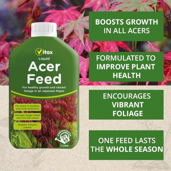 81G8Fi3Yp0L._SL1500_ Acer Liquid Feed – 1L | Enhances Vibrant Foliage & Promotes Stronger Growth