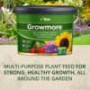 919rdR6KajL._AC_SL1500_ Growmore General Purpose Fertiliser – 10kg Tub Balanced NPK Feed for Strong All-Round Plant Growth