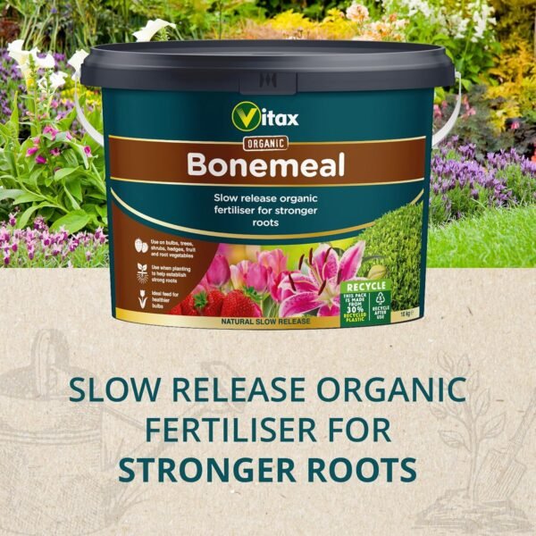 91pxshu0KcL._AC_SL1500_ Vitax Bonemeal Organic Fertiliser – 10kg Tub | Slow-Release Feed for Healthy Root Development | Ideal for All Plants, Vegetables & Fruit Trees